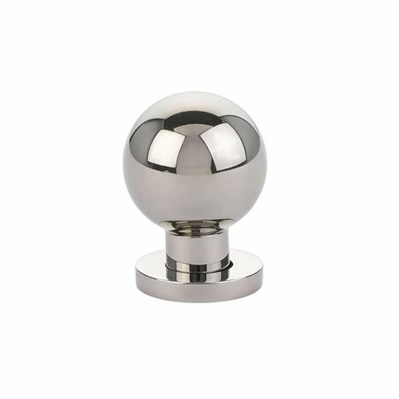 KD MOBILIARIO 1 in. Modern Globe Cabinet Knob, Bright Nickel KD3240009